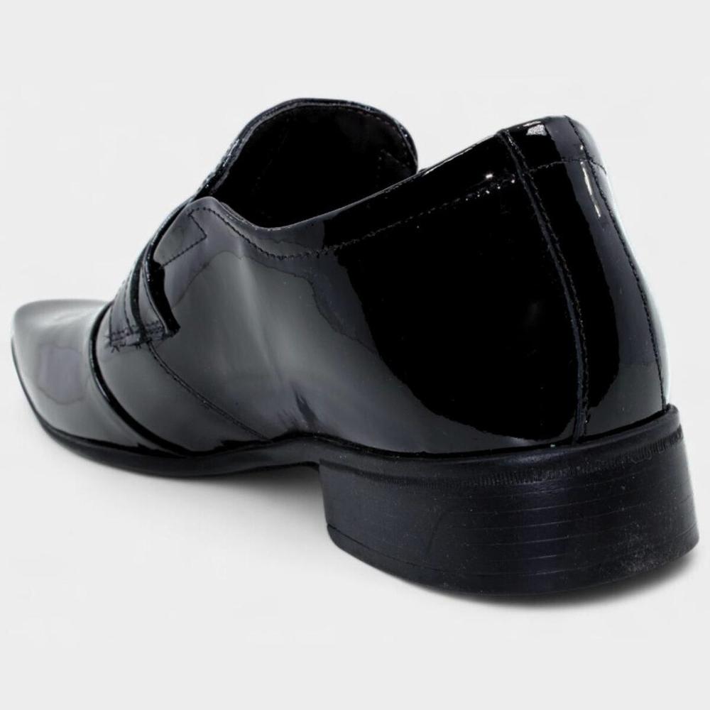 Sapato Social Jota Pe Couro Air Fillipo Masculino - Preto - 4