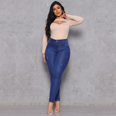 Calça Jeans Vizzary Skinny Cintura Alta Feminina - Azul