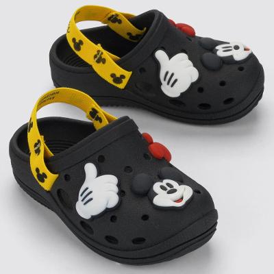 Babuche Infantil Grendene Kids Mickey Menino - Preto