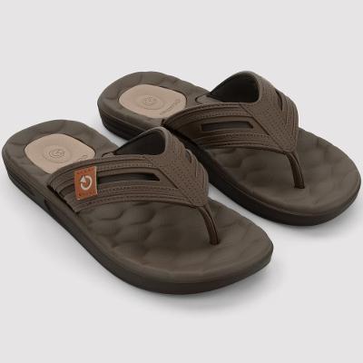 Chinelo Cartago Egeu IV Masculino - Marrom e Bege