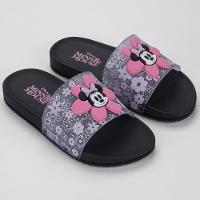 Chinelo Infantil Minnie Grendene Kids Menina - Preto e Rosa - 1