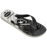 Chinelo Havaianas Top Times Botafogo Masculino - Preto e Branco - 2