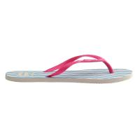 Chinelo Havaianas Fantasia II Feminino - Bege e Azul - 3