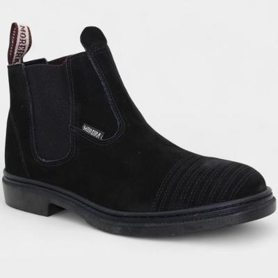 Botina Couro Moreira Vaquejada Masculina - Preto