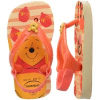 Chinelo Infantil Havaianas Baby Disney Classics - Bege e Laranja - 5