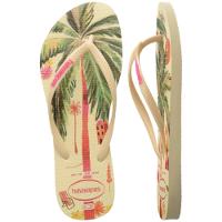 Chinelo Havaianas Slim Summer Bliss Feminino - Bege e Rosa - 5