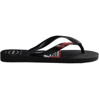 Chinelo Havaianas Top Times São Paulo Masculino - Preto e Vermelho - 3