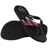 Chinelo Havaianas Top Times São Paulo Masculino - Preto e Vermelho