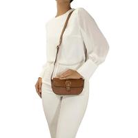 Bolsa Classe Couro Legítimo Bag Clara Feminina - Marrom - 3