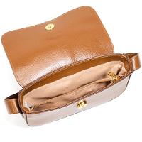 Bolsa Classe Couro Legítimo Bag Clara Feminina - Marrom