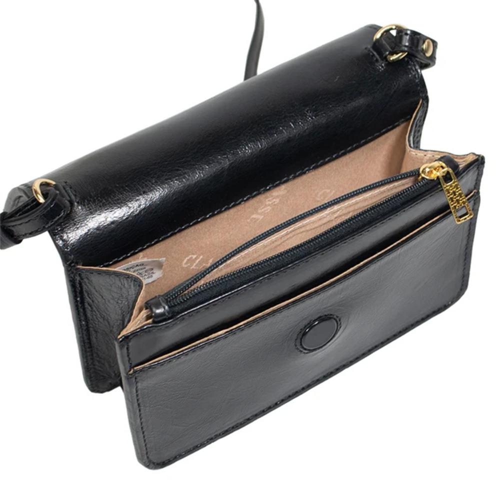 Bolsa Classe Couro Legítimo Bag Lore Feminina - Preto - 3