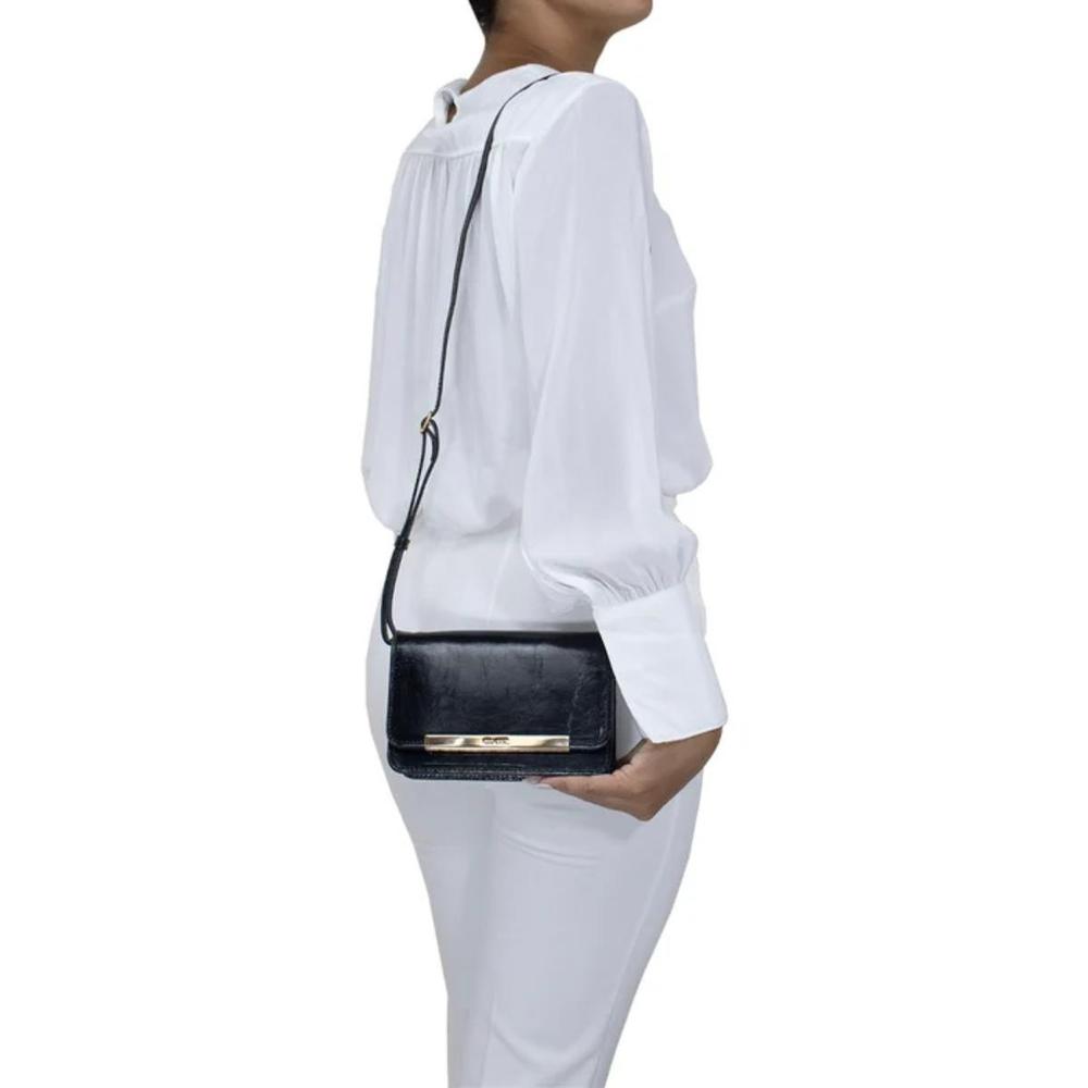 Bolsa Classe Couro Legítimo Bag Lore Feminina - Preto - 5