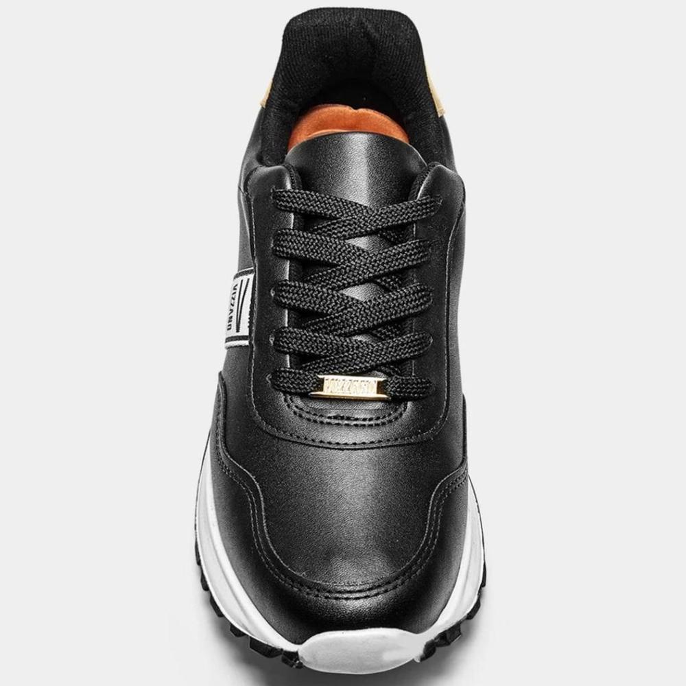 Tênis Vizzano Casual - Preto e Dourado - 3