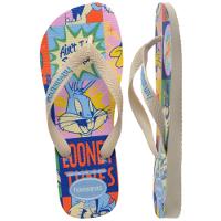 Chinelo Havaianas Top Warner Classics Masculino - Bege Palha - 5