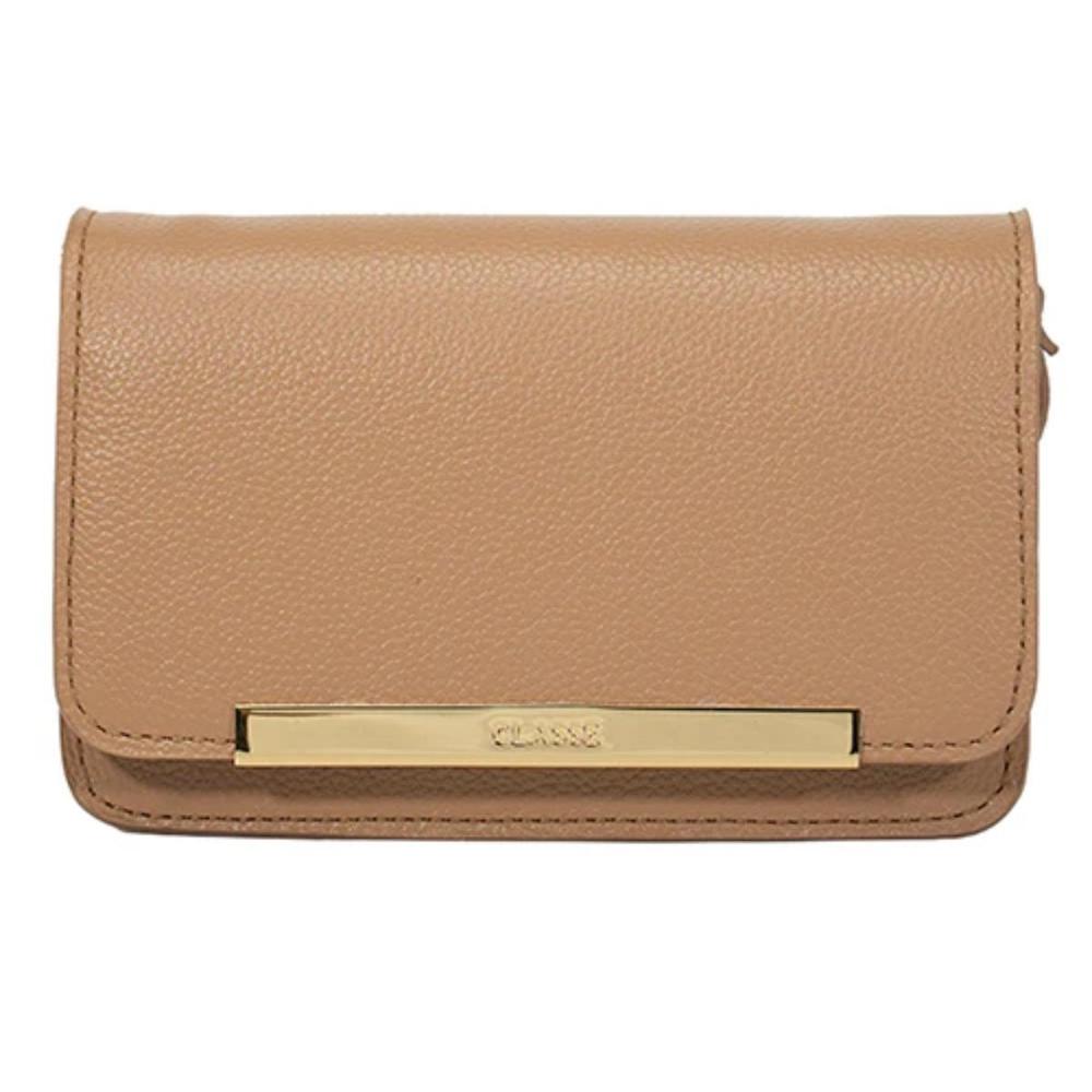 Bolsa Classe Couro Legítimo Bag Lore Feminina - Bege - 2