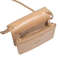 Bolsa Classe Couro Legítimo Bag Lore Feminina - Bege