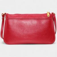 Bolsa Crossbody Classe Couro Legítimo Casual Kelly Feminina - Vermelho - 5