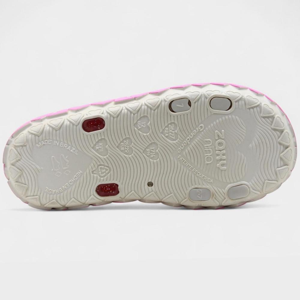 Sandália Infantil Zaxynina Spring Menina - Bege e Rosa - 5