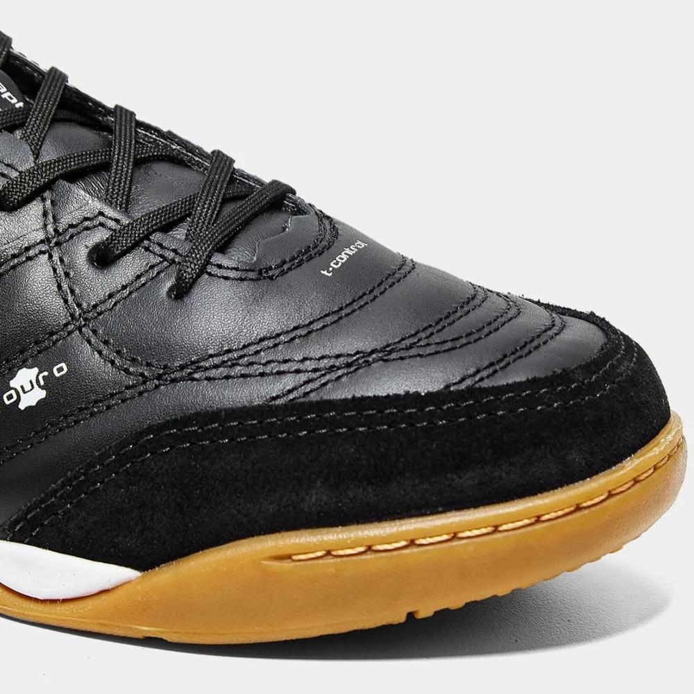 Chuteira Futsal Topper Maestro PRO V Unissex - Preto e Branco - 5