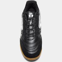 Chuteira Futsal Topper Maestro PRO V Unissex - Preto e Branco - 3