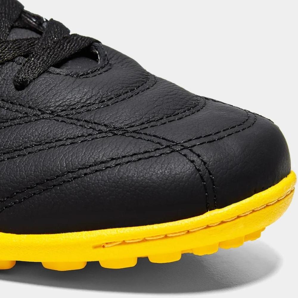 Chuteira Society Topper Furia Unissex - Preto e Amarelo - 5