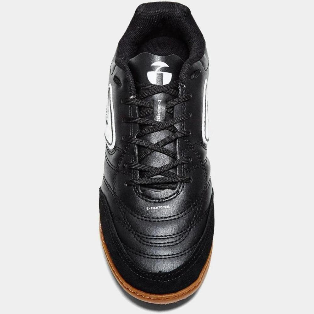 Chuteira Futsal Topper Maestro Club V Unissex - Preto e Vermelho - 3