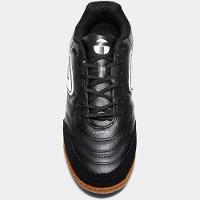 Chuteira Futsal Topper Maestro Club V Unissex - Preto e Vermelho - 3