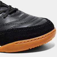 Chuteira Futsal Topper Maestro Club V Unissex - Preto e Vermelho - 5