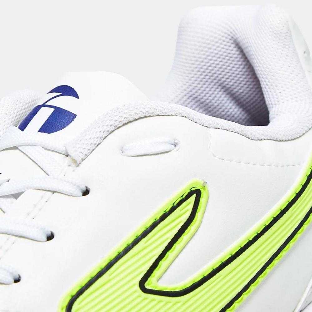 Chuteira Futsal Topper Maestro Club V Unissex - Branco e Verde - 6