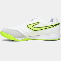 Chuteira Futsal Topper Maestro Club V Unissex - Branco e Verde