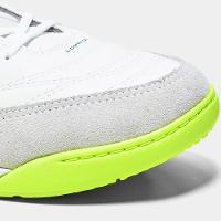 Chuteira Futsal Topper Maestro Club V Unissex - Branco e Verde - 5