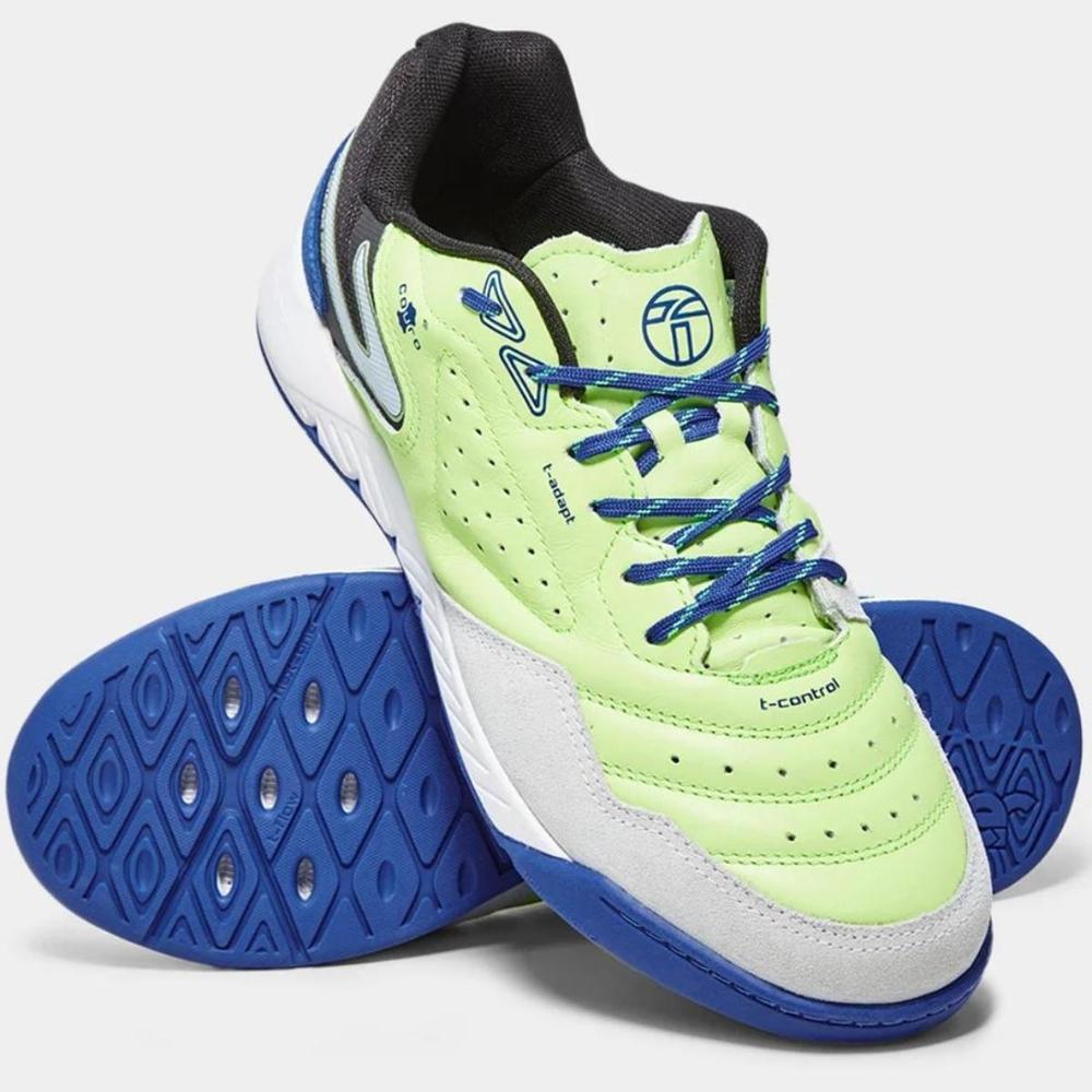 Chuteira Futsal Topper Dominator Pro V Unissex - Verde e Preto - 1