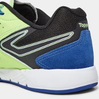 Chuteira Futsal Topper Dominator Pro V Unissex - Verde e Preto - 7