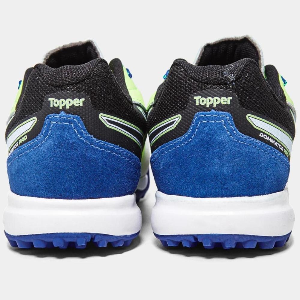 Chuteira Society Topper Dominator Pro V Unissex - Verde e Preto - 8