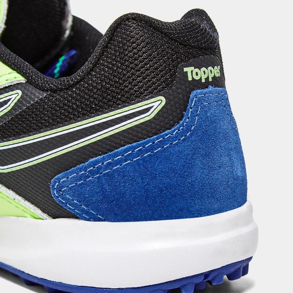 Chuteira Society Topper Dominator Pro V Unissex - Verde e Preto - 9