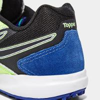 Chuteira Society Topper Dominator Pro V Unissex - Verde e Preto - 9