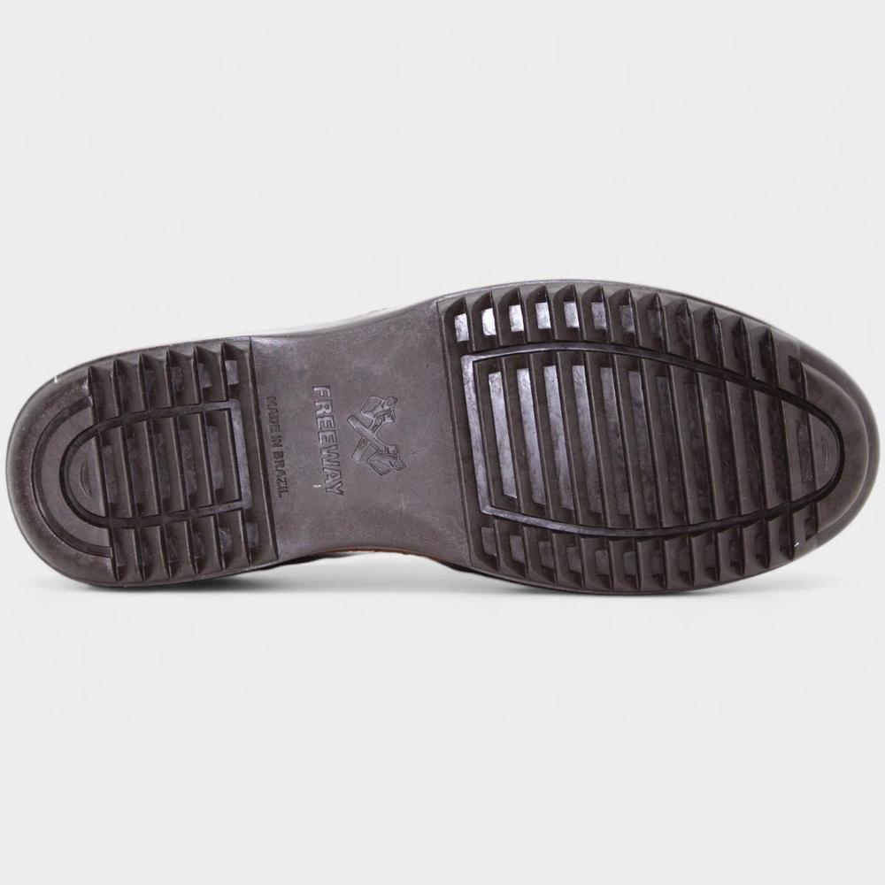 Mocassim Couro Freeway Logan X Masculino - Bege - 5