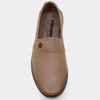 Mocassim Couro Freeway Logan X Masculino - Bege - 3