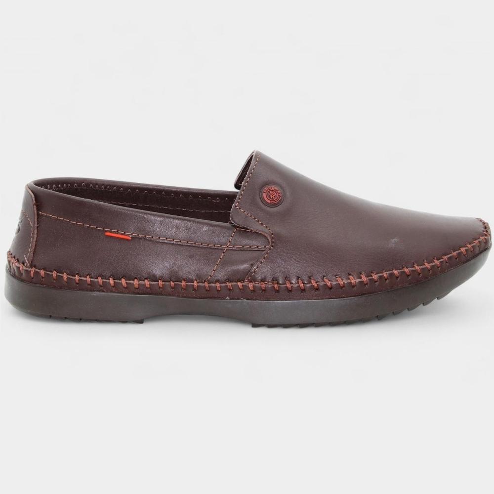Mocassim Couro Freeway Logan X Masculino - Marrom Escuro - 2