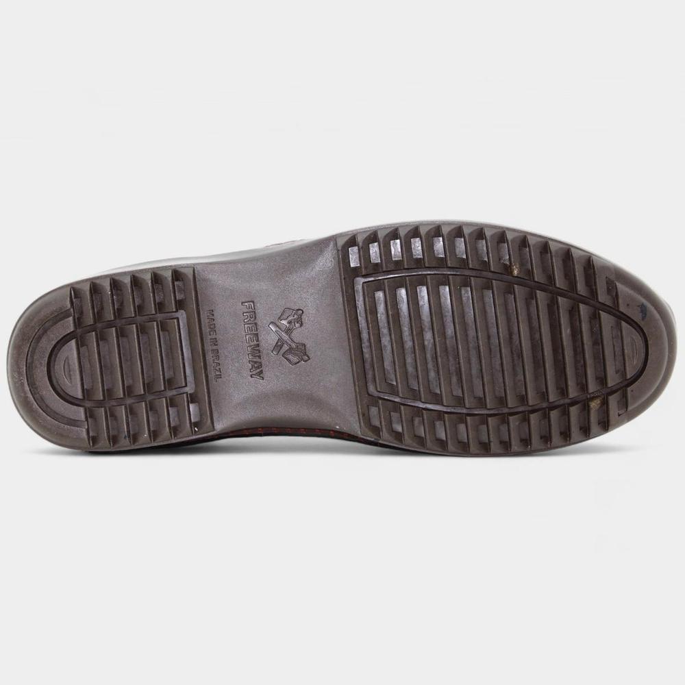 Mocassim Couro Freeway Logan X Masculino - Marrom Escuro - 5