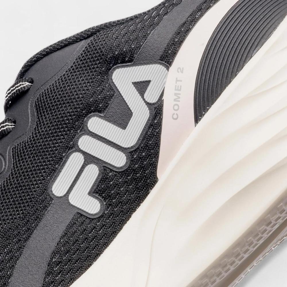 Tênis Fila Comet 2 Feminino - Preto e Rosa - 5