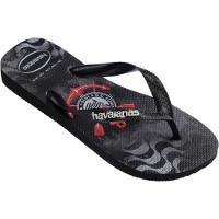 Chinelo Havaianas Top Times Corinthians Masculino - Preto e Branco - 2