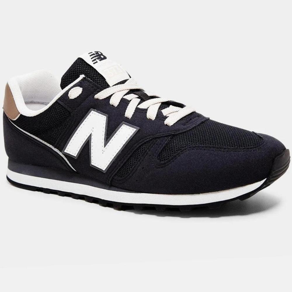 Tênis New Balance 373 V2 Masculino - Preto e Bege - 1