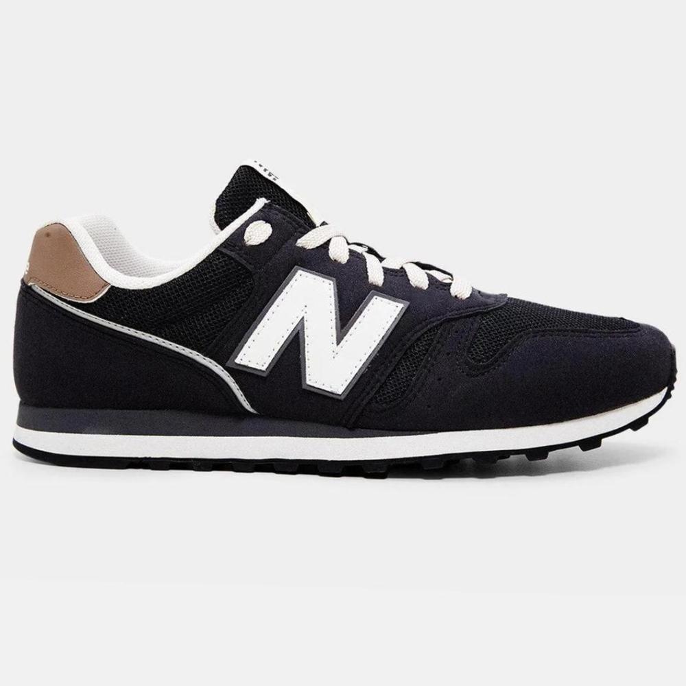 Tênis New Balance 373 V2 Masculino - Preto e Bege - 2