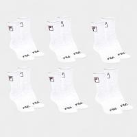 Kit Meia Fila Cano Alto C/ 6 Pares - Branco - 1