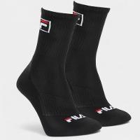 Kit Meia Fila Cano Alto C/ 6 Pares - Preto e Branco - 2