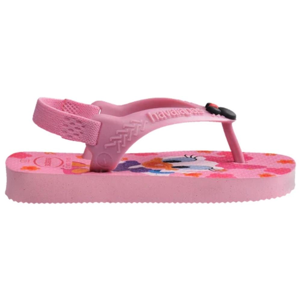Chinelo Infantil Havaianas Baby Disney Classics - Rosa e Preto - 3