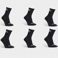 Kit Meia Fila Cano Alto C/ 6 Pares - Preto - 3