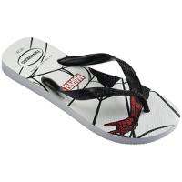 Chinelo Havaianas Top Marvel Logomania Masculino - Preto e Branco - 2