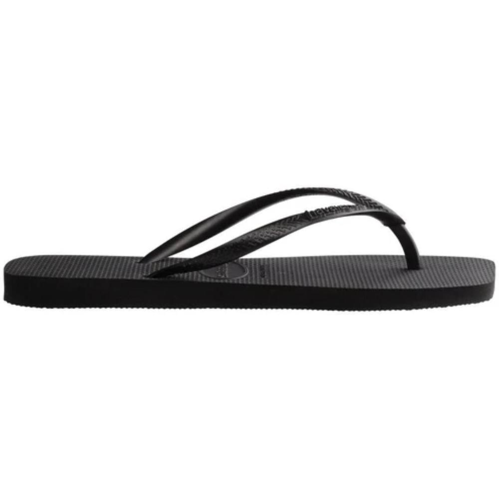 Chinelo Havaianas Slim Square Logo Metallic Feminino - Preto - 3